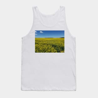 Canola field in bloom Tank Top